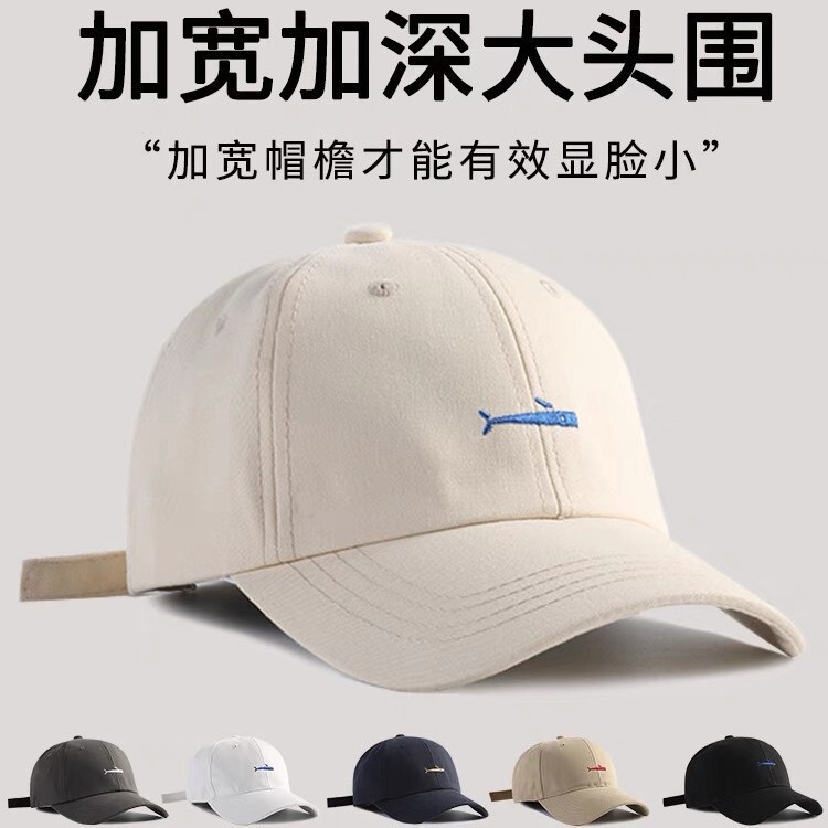 Women's Hats That Make the Face Look Smaller, Korean Ins Fashion Trendy Brand, 2022 New Spring and Summer Small Fish Sunshade Soft Top Street Hip-Hop Simple