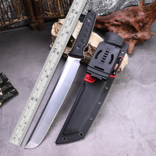 跨境新款户外刀亚马逊爆品户外直刀生存野营战术刀荒野求生刀