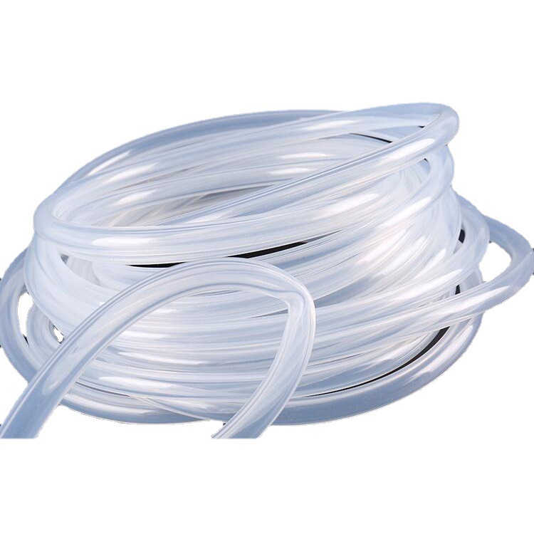 供应食品级硅胶管铂金无味套管透明耐高温挤出硅胶管