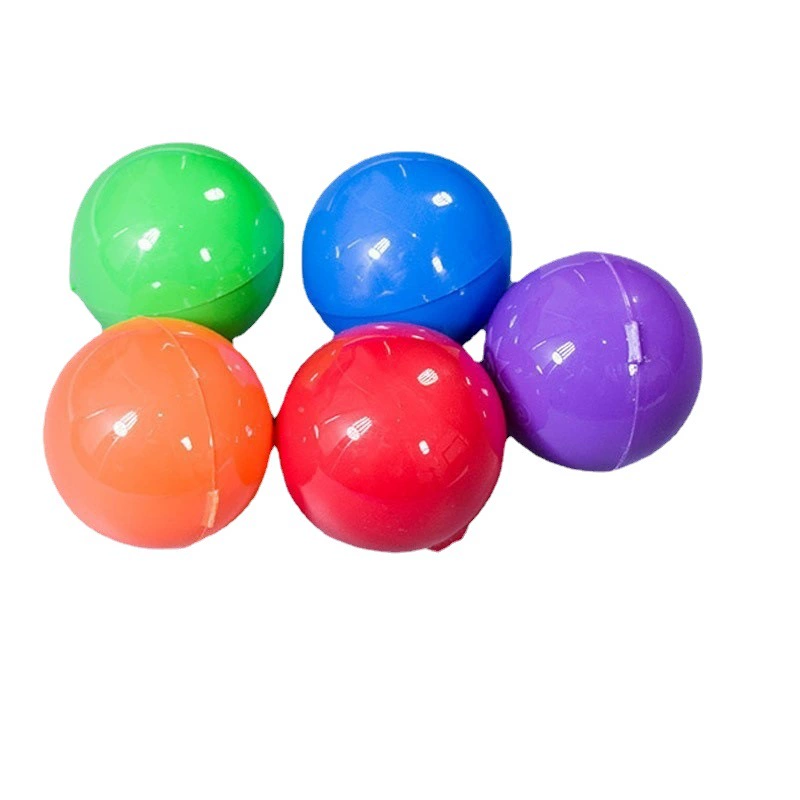 Lottery prize ball with 4cm diameter, red blue yellow orange openable ball for drawing lottery, hollow interior