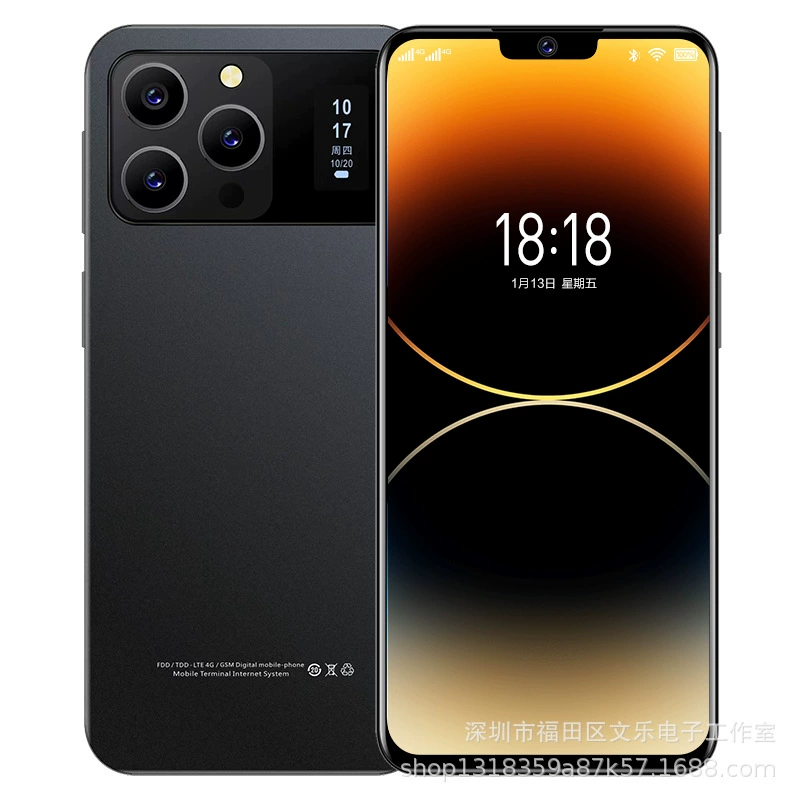 Новый оригинальный распаковка 15Pro двойной -экран инфракрасный 6.8 полный Нетком 5G двойная карта 512Гб большая память студент э-спорт
