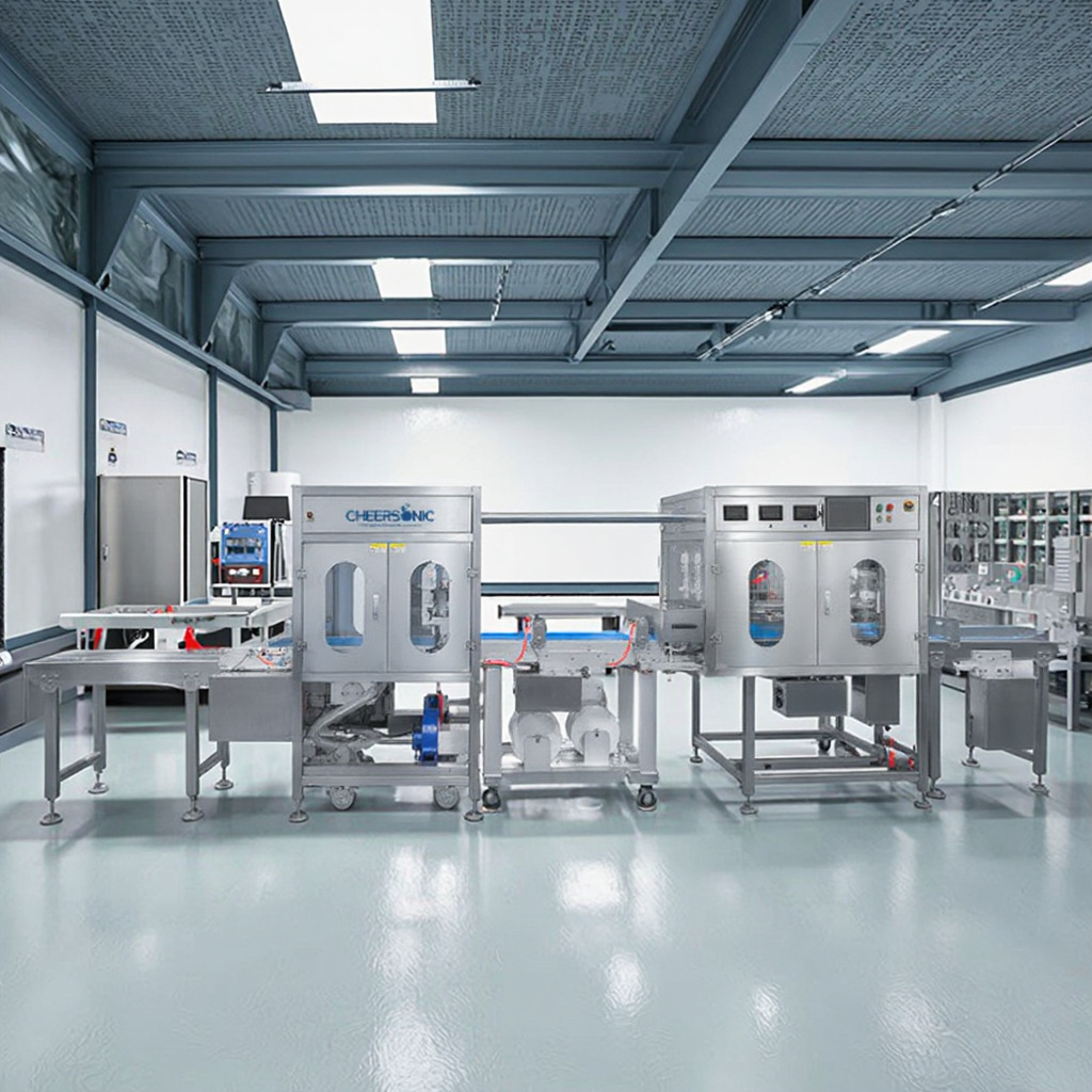 驰飞超声波 UFM2500P 瑞士卷生产线 高速香缇玫瑰斑斓蛋糕卷分切