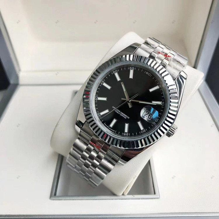 Manufacturer Cross-Border Laojia Foreign Trade Men's Watch Fully Automatic Mechanical Log Type Laojia Business Steel Belt C Factory Luminous Watch