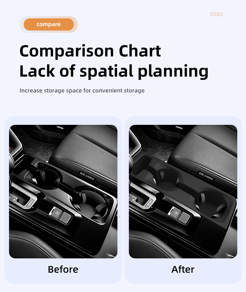 Suitable for 26 Subaru Forester models, central console cup holder cover, Forester protective anti-slip mat, car accessories modification