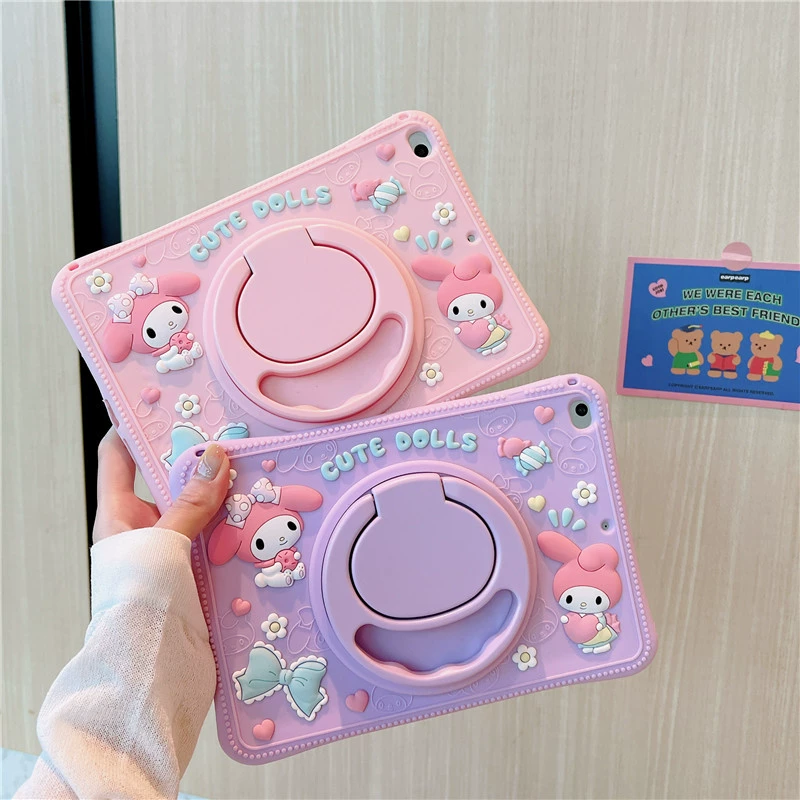 Защитный чехол для планшета Cute Melody iPad mini123 360 вращающийся держатель силиконовый воздух 4 совместимый