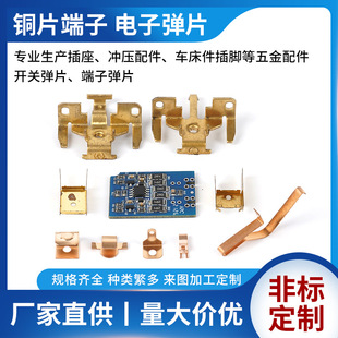 Processing and Customizing Grounding Shrapnel, Copper Terminal, Digital Shrapnel, Gold-Plated Grounding Shrapnel, Imported Beryllium Copper Grounding