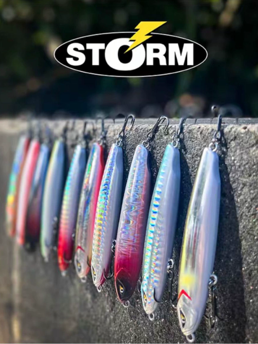 Storm世尊 Sinking pencil far-swinging full-swimming layer lure bait tilted fish bait