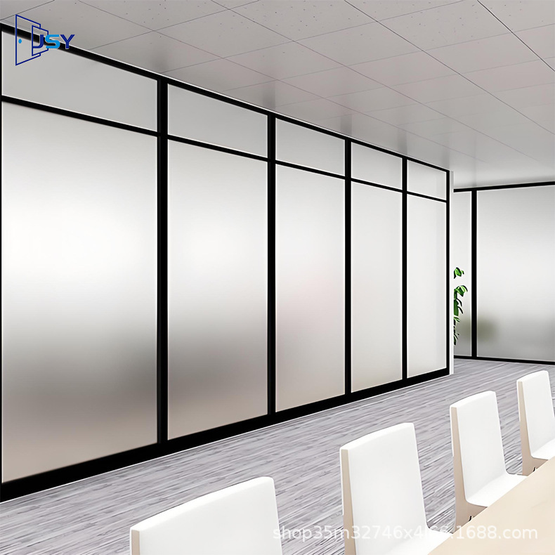 Electrically Controlled Atomized Dimming Glass Partition for Office Business, Smart Glass Partition Wall for Meeting Room Privacy Protection, Customizable Electrically Controlled Atomized Dimming Glass Partition for Office Business, Smart Glass Partition Wall for Meeting Room Privacy Protection, Customizable