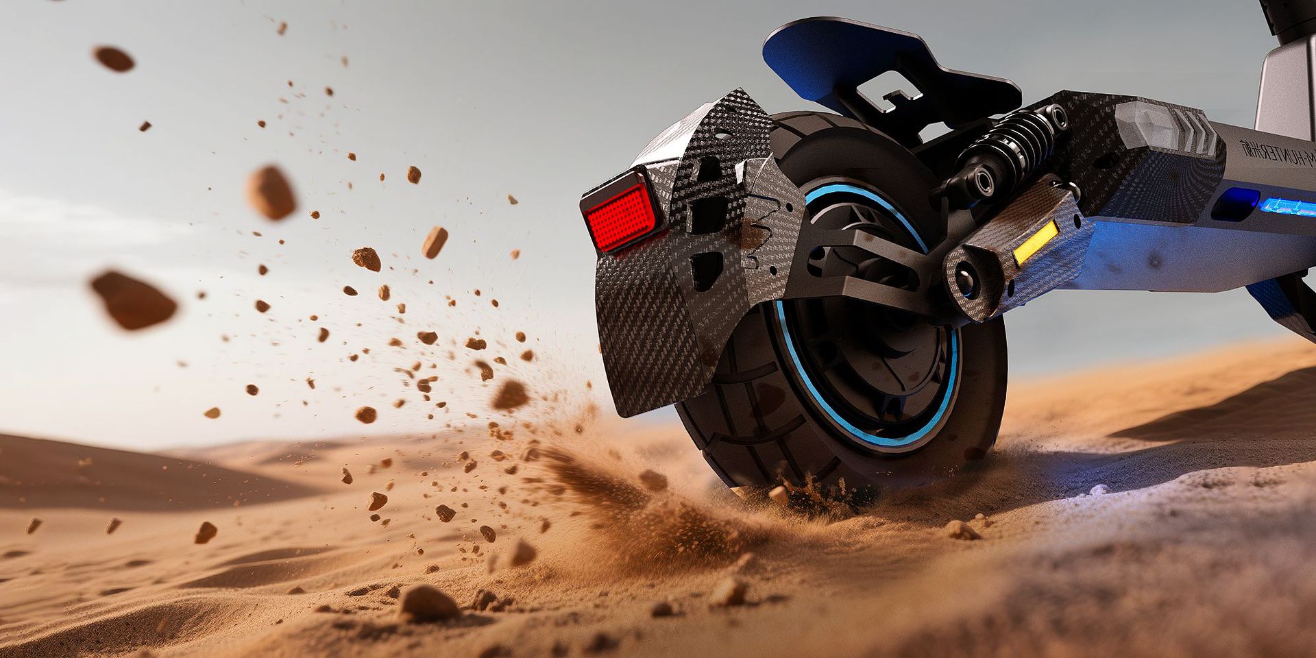 Off-Road Single-Drive High-Power Electric Scooter Factory Customized Two-Wheel Adult Folding Off-Road Electric Scooter