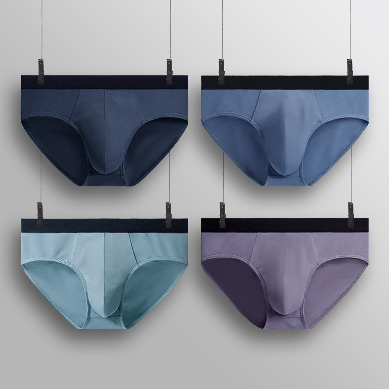 Men's Underwear 60 Count Modal Seamless Antibacterial Men's Briefs Breathable Boys' Briefs Breathable Antibacterial