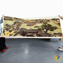 ✅清明上河图十字绣成品不带框纯手工已绣好的2025新款客厅四大名