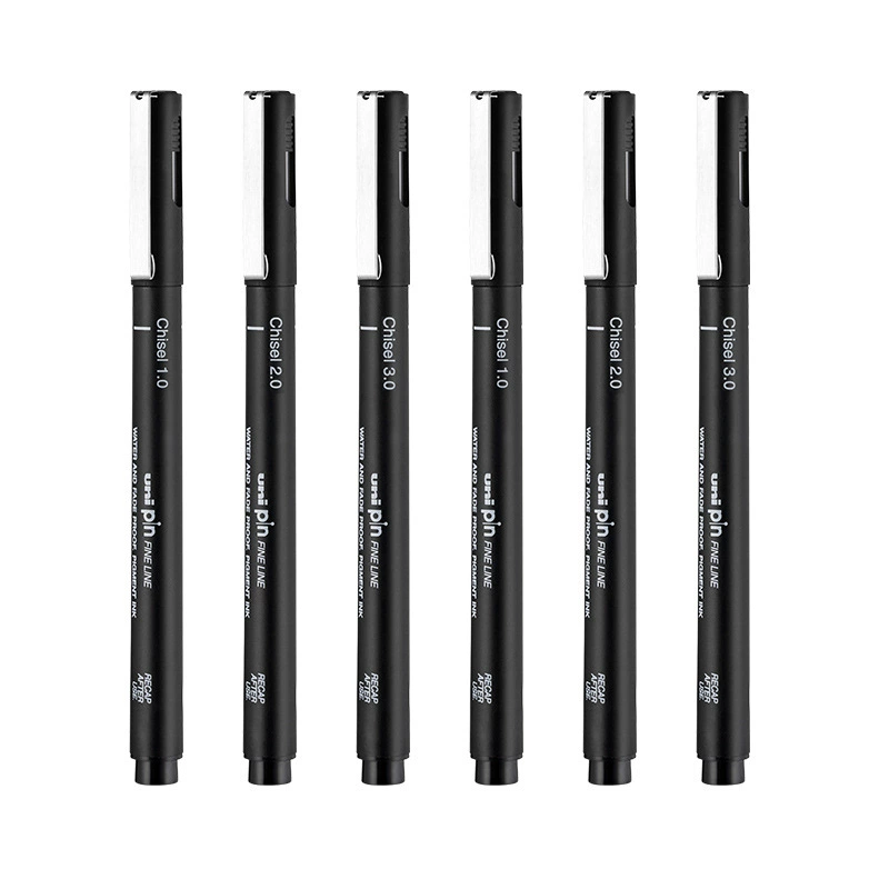 ✅Игольчатая ручка Mitsubishi PIN-200, японский импорт UNI, контурная/трассировочная рисовальная ручка (запросы на крупный заказ)