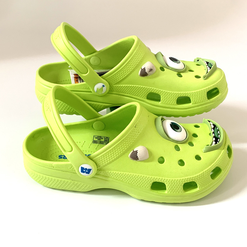 2025 New Croc Shoes Cartoon Series Monsters Power Children Adult Series Croc Shoes Sandals Wholesale