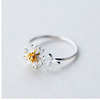 One size cute fresh ring, Japanese and Korean, flowered