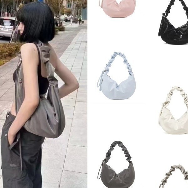 Carlyn Cloud Pleated Underarm Bag Korean-Style Niche Designer Women's Bag Exclusively for Cross-Border Wholesale/Dropshipping Customization