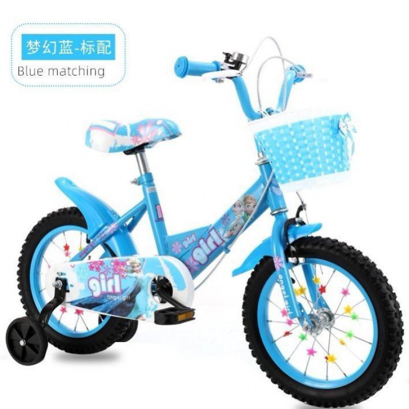 8 niños bicicleta niña Snow Strange bicicleta años coche de niños Aisha Aisha princesa pedal bebé Mai Taibao