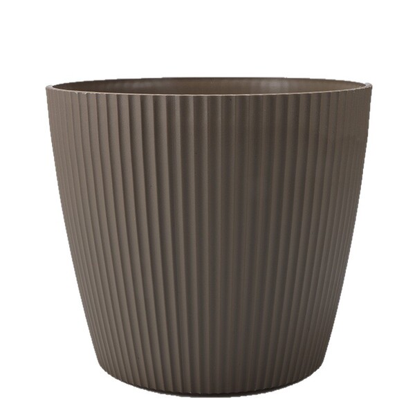 plastic multicoloured flowerpot