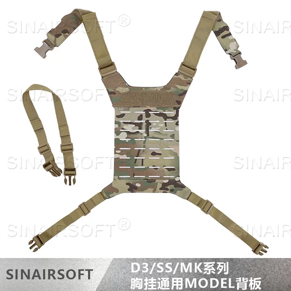 Cross-Border Outdoor Tactical Vest Multi-Functional Nylon D3/Ss/Mk Series Chest-Mounted Universal Model Back Panel
