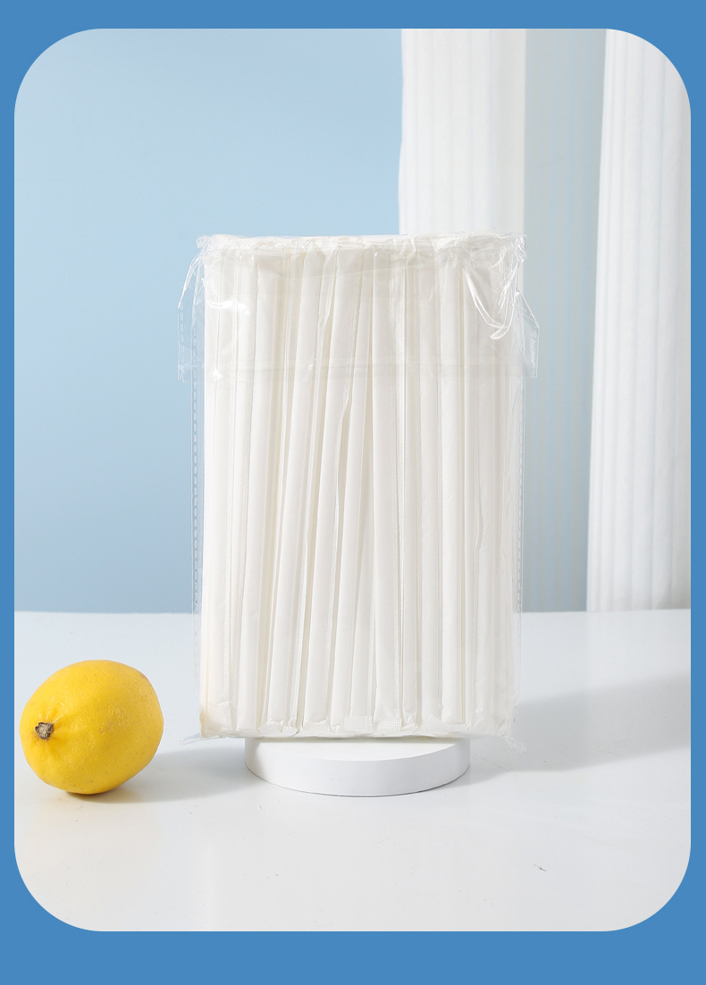  FaSoLa Life 一次性吸管 100根/包 單紙包裝 食品級塑料