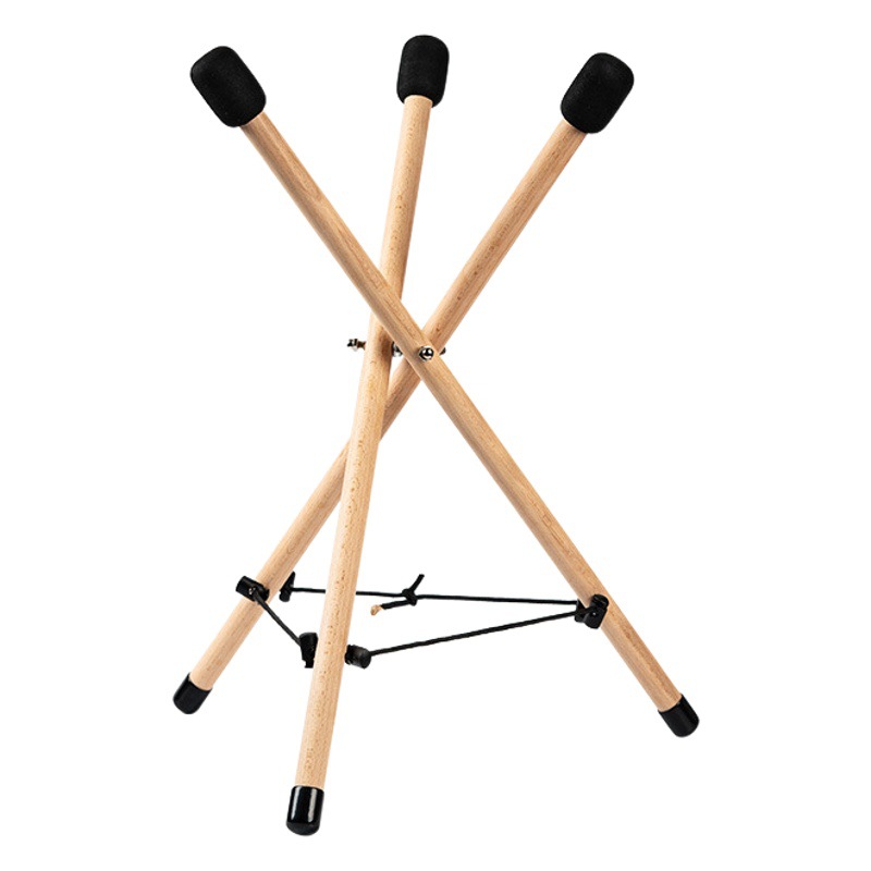 Accesorios para instrumentos musicales Hollow drummer dish bracket rack de madera rack de almacenamiento Hollow Drum rack de madera maciza drumstick entrega