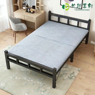 Folding Bed Strong and Durable Shrink Bed Sheets Accompanying People Telescopic Activities Stowable Sleeping Bed Folding Office