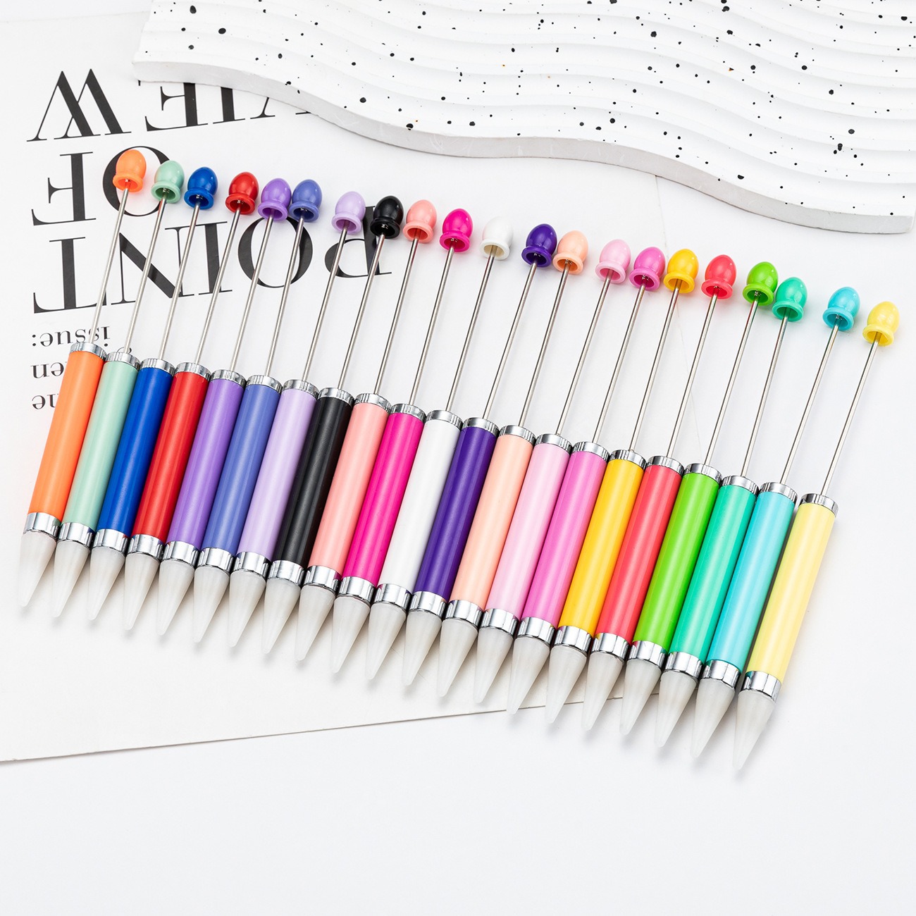 Cross-border nail art tools DIY drill bead pen suction drill point flower applique drill dual-purpose nail pen with wax head drill pen