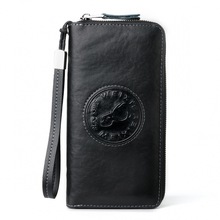 Genuine Leather Wallet RFID Anti-theft Brush Men's跨境专供