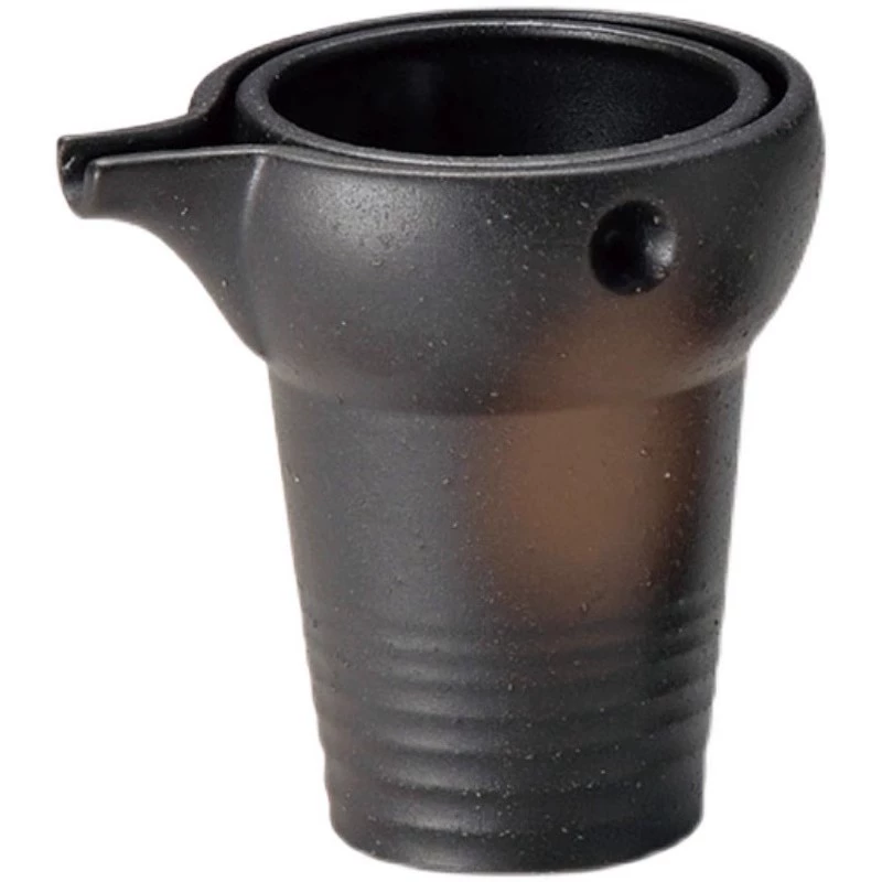 Japanese pocket flask, creative wine set, ceramic shot glass, high-quality style