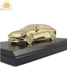 銅材質仿真汽車模型企業上市金屬車模紀念品禮品金屬立體車模擺件