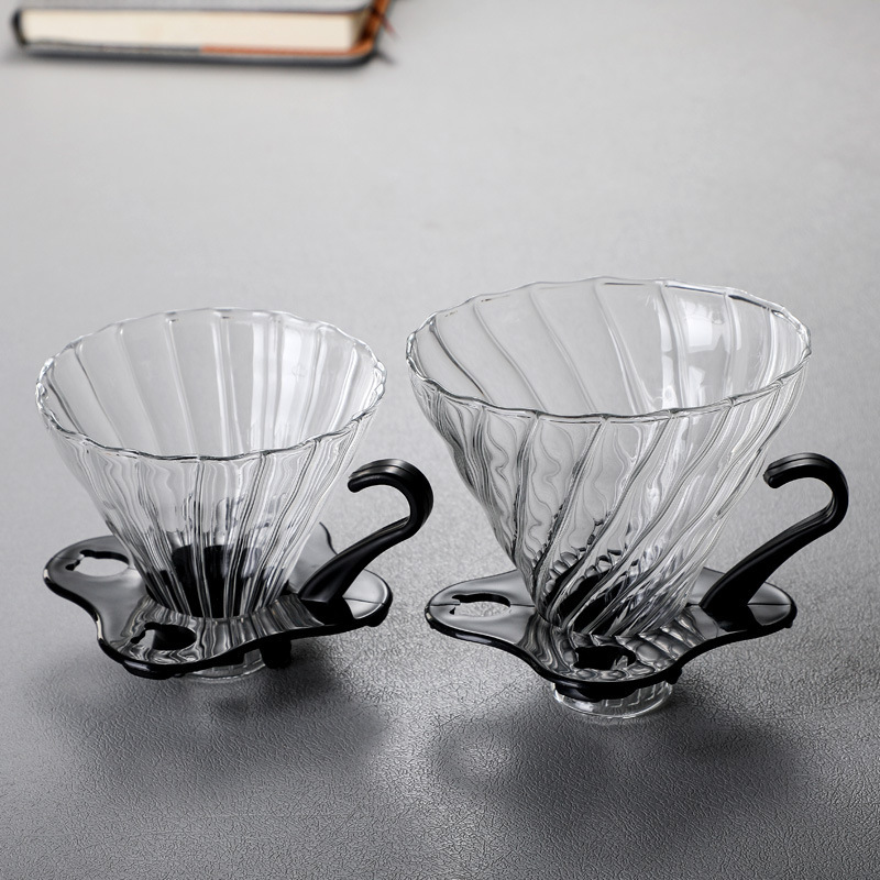 V60 Glass Coffee Filter Cup 01/02 Glass Coffee Pot Funnel Hand Coffee Pot suit Dripper V60 Glass Coffee Filter Cup 01/02 Glass Coffee Pot Funnel Hand Coffee Pot suit Dripper