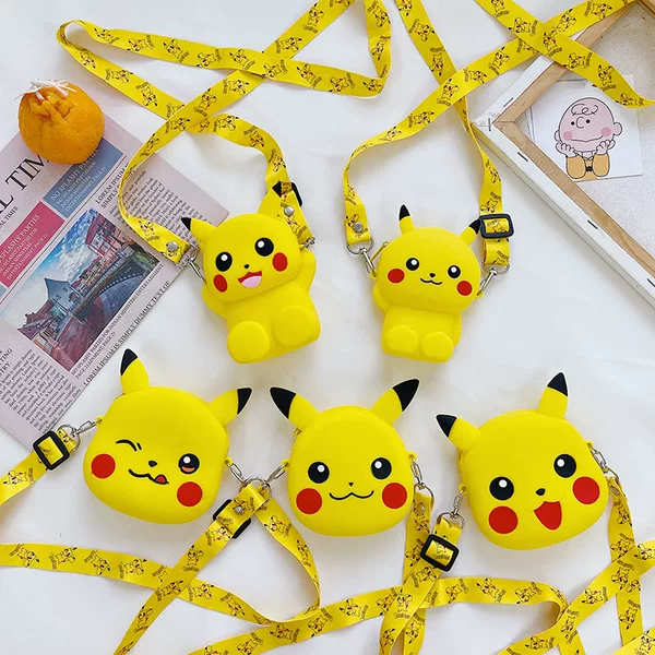 Cartoon Silicone Coin Purse Mini Bag New Parent-Child Shoulder Crossbody Bag Children's Fashion Jelly Bag Wholesale