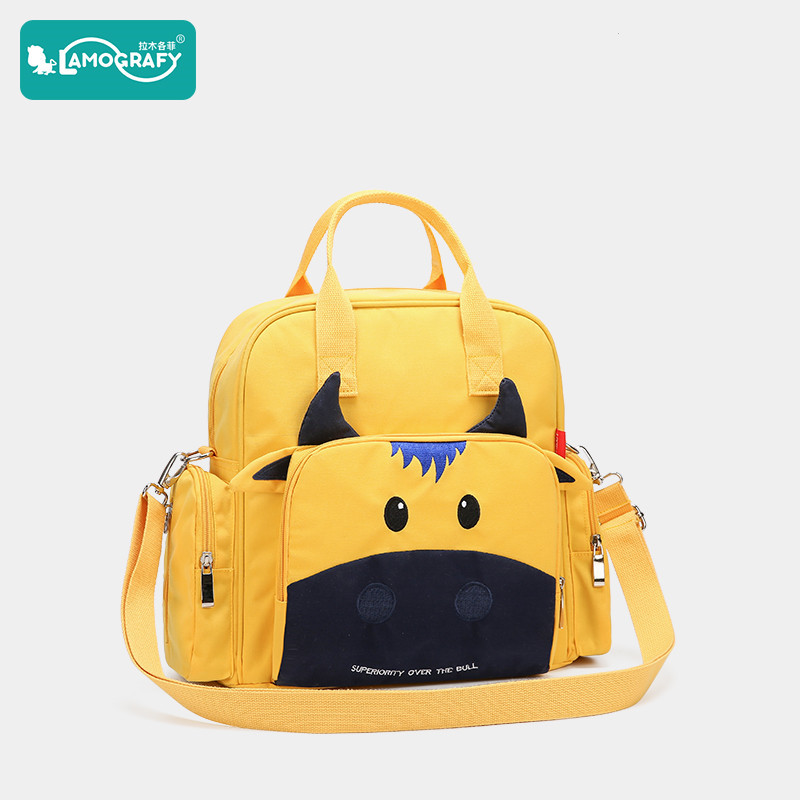 双肩妈咪包大容量尼龙防水布包卡通多功能背包时尚外出母婴待产包|ms