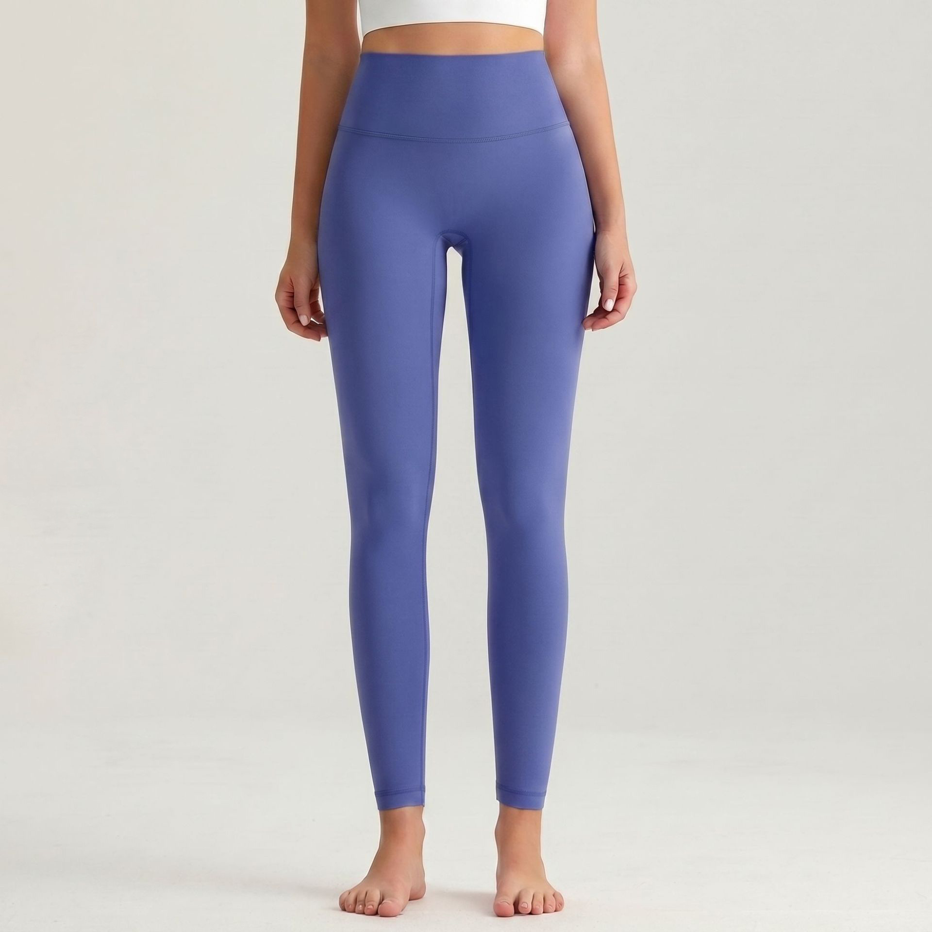 Nuevos pantalones deportivos de yoga para mujer, de cintura alta, elásticos, con efecto levanta glúteos, ultra suaves, con sensación de segunda piel, ideales para correr.