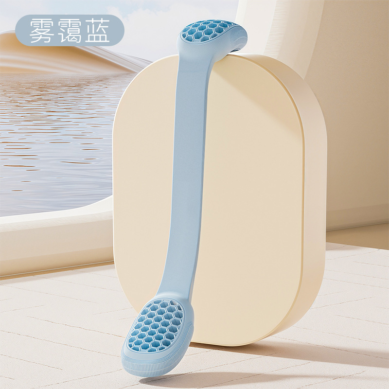 One pack [oval handle/misty blue]