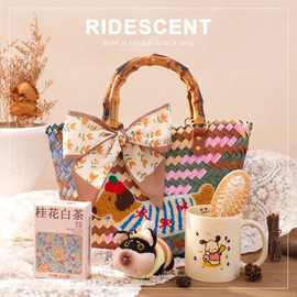 腊肠狗编织篮伴手礼女伴娘高档实用礼物结婚礼盒手提包婚礼送姐妹