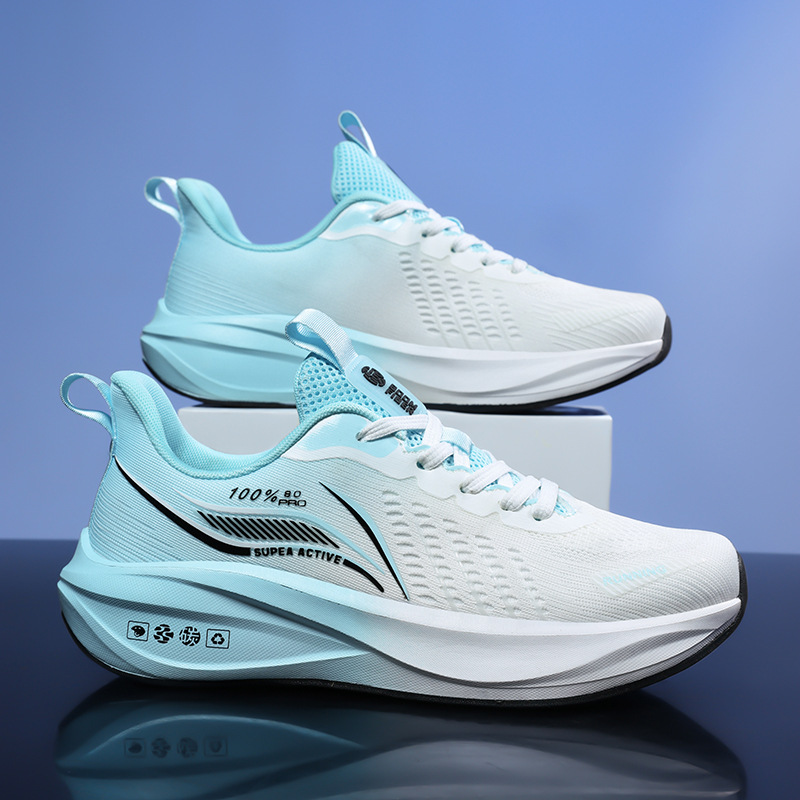 New Professional Marathon Running Shoes with Carbon Plate, Shock-Absorbing, Lightweight Sports Shoes for Men, Teenagers, and Students for Physical Testing and Racing