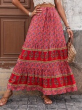 A 12734 Summer High Waist A-Line Dress �ļ���������ȹ ר
