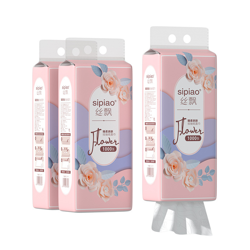 Silk floating paper extra large welfare order, 1000 pieces, 3 pieces, 6 pieces, 9 pieces, thickened, full box, Hook, Family Pack