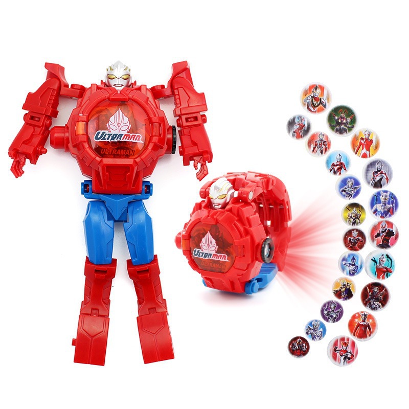 Ultra, red transformer, watch