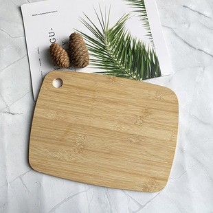 Bamboo Cutting Board Household Fruit and Vegetable Board Kitchen Food Supplement Cooked Food Double-Sided Cutting Board Square Full Bamboo Solid Chopping Board