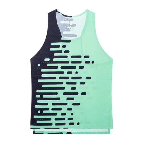 Summer New Sports Vest Men's Athletics Running Marathon Off-road Wind Tunnel Seamless Quick Dry Breathable Sleeveless T-Shirt 