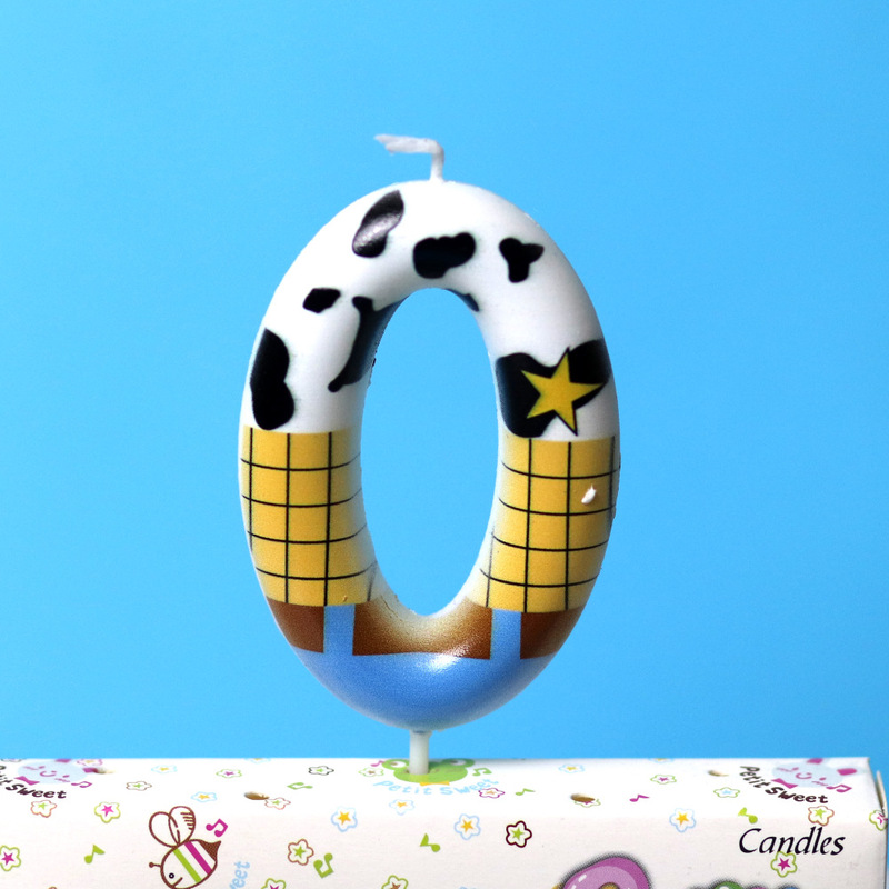 リトルカウボーイ誕生日デジタルキャンドルパーティー塗装誕生日クリエイティブアマゾン Xiyin クロスボーダー DIY パーティーキャンドル|undefined