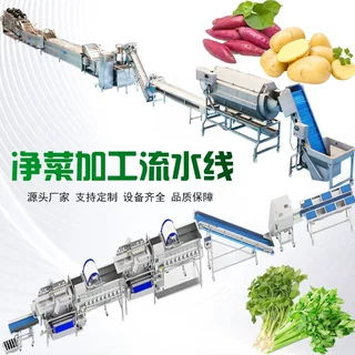 净菜加工流水线全自动净菜加工生产线加工净菜的机器