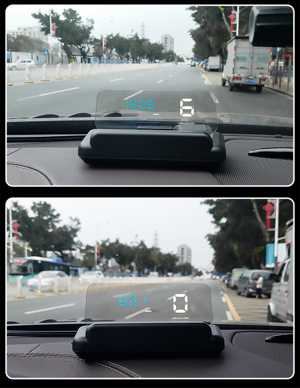 Hud Head-Up Display High-Definition Gps Speedometer Projection Car-Mounted Hud Speedometer Kmh/Mph Cross-Border Exclusive Supply