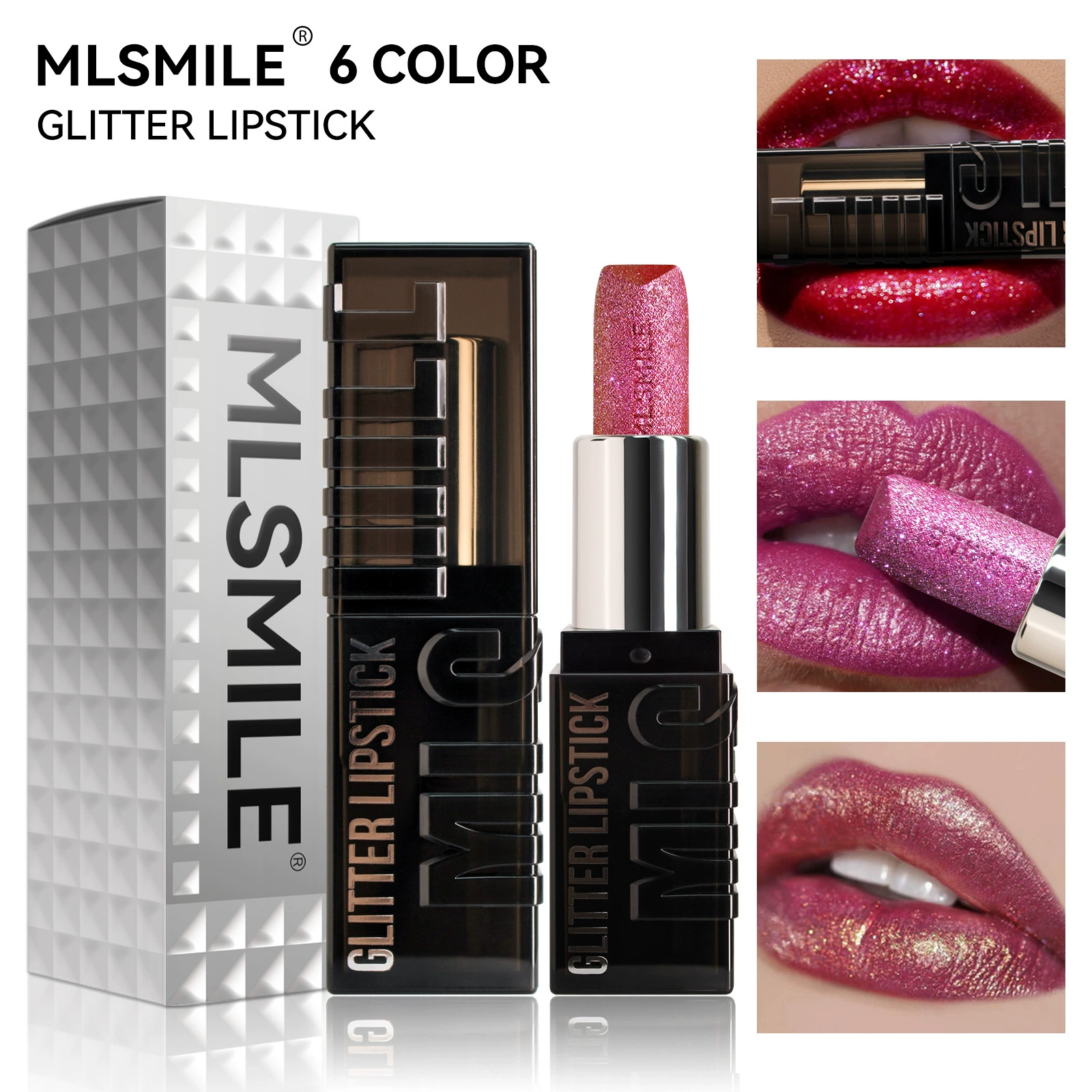 Маникюрные блестки MLSMILE, металлическая помада, европейский стиль
