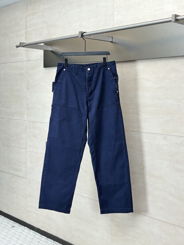 Correct Version in Stock High-Quality D Brand 25 New Workwear Blue Lumberjack Pants Loose Fit Unisex