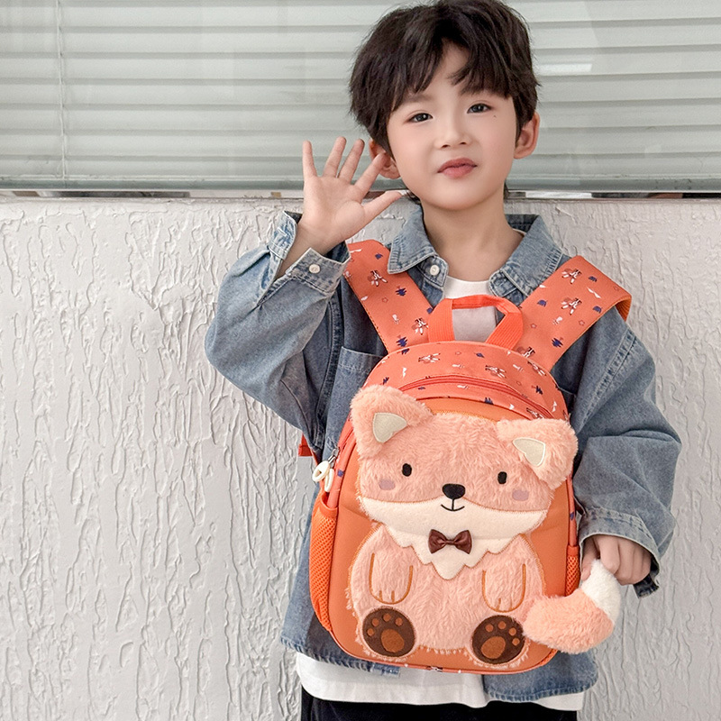Animados lindos animales, mochila de niños y niñas, mochila de huevo ligera para bebés 2025 nueva mochila de niños