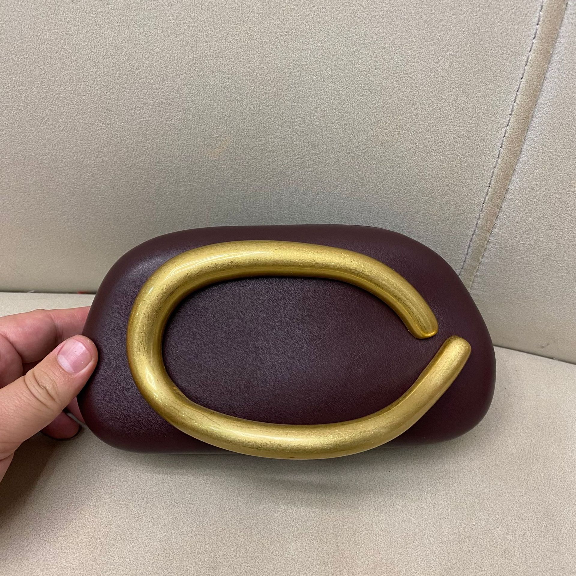 가죽 버전 - 브라운 [오리지널 금박 하드웨어]