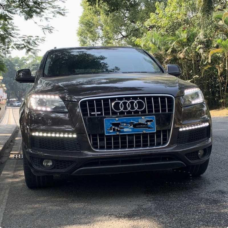 05-09 Luz de viaje diurna Q7 baja versión 15 - 17 años Q7 LED flujo de dirección luz de viaje diurna transformación