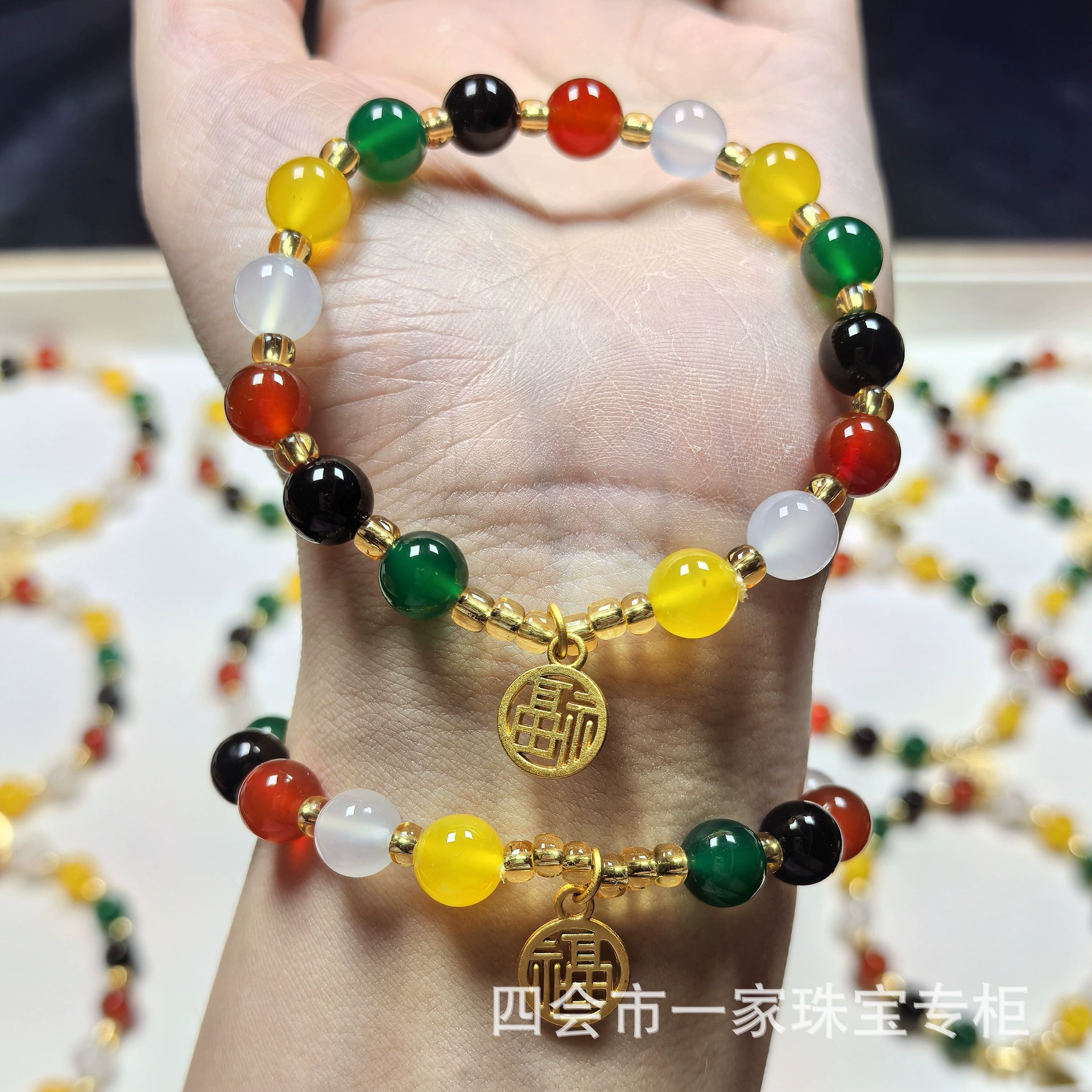 Новый натуральный оникс из пяти благословений